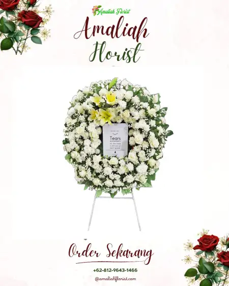Krans Bunga Duka Pangkalan Lesung